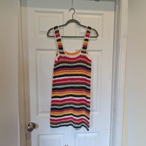Marine layer crochet mini dress